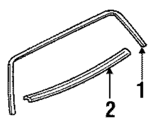 Reveal Moldings for 1990 Buick LeSabre #0