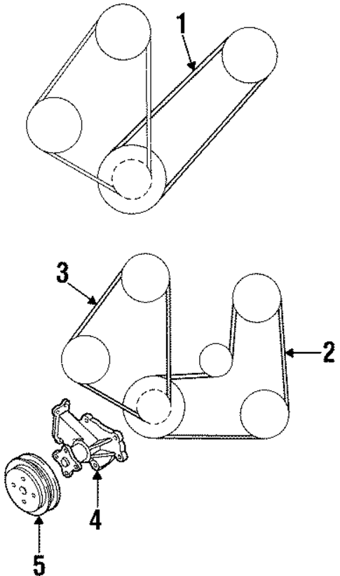 Belts & Pulleys for 1995 Nissan 200SX #0