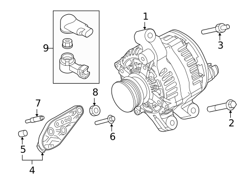Alternator/Generator & Related Components for 2019 Ford Explorer #0