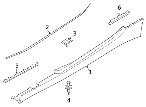 Exterior Trim - Pillars for 2013 BMW Z4 #0