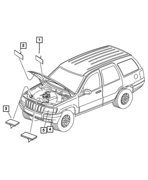 Under Hood for 2007 Jeep Commander #0