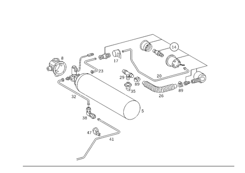 Additonal Parts for Gas Operation for 1998 Mercedes-Benz C230 #0
