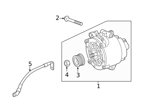 Alternator for 2017 Porsche Cayenne #0