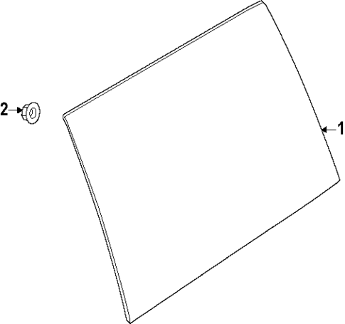 Glass & Hardware for 2025 Hyundai Santa Fe #0