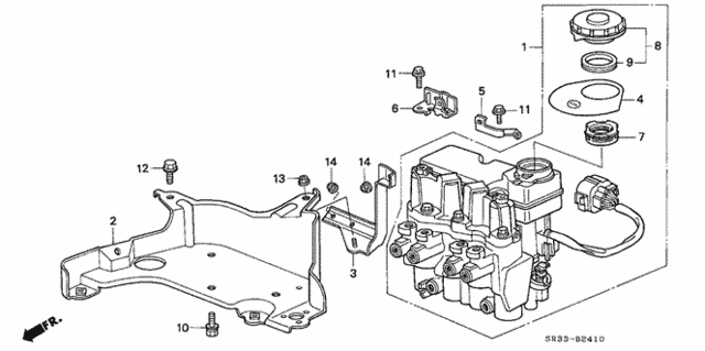 ABS Modulator for 1995 Honda Civic #0