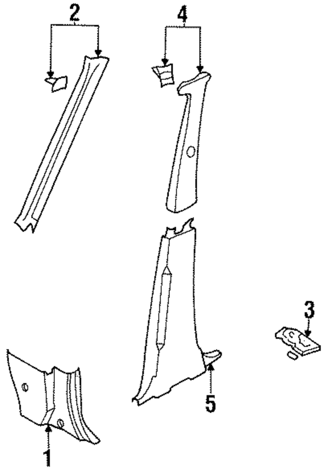 66900D4501 - : Cowl Trim for Nissan Image