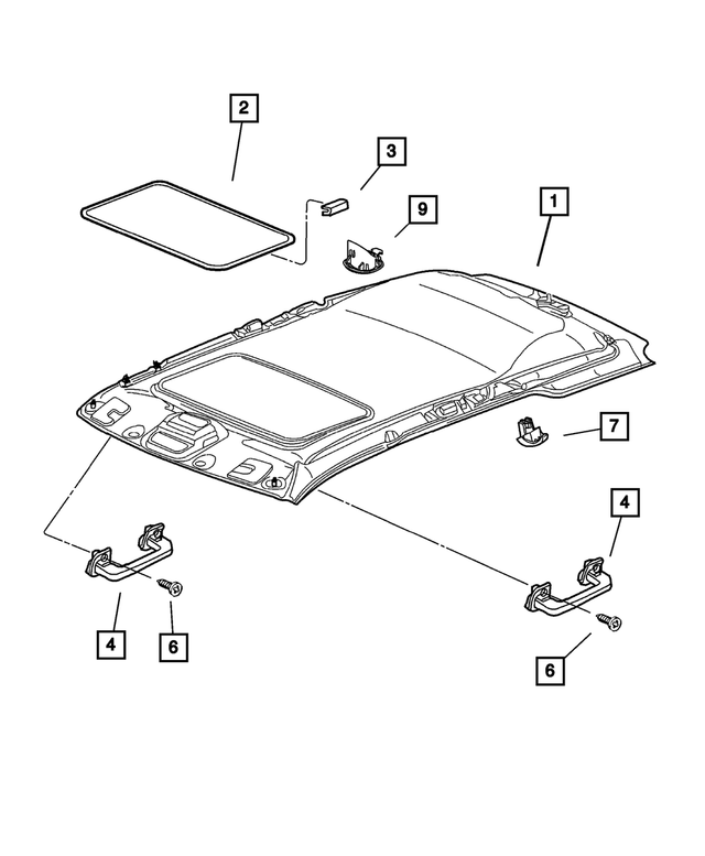 5FW36TL2AB - Interior Trim: Headliner Welt for Mopar Image