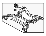 31116893165 - Suspension: Front Suspension Crossmember for BMW: iX Image