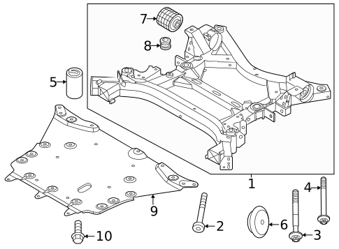 Suspension Mounting for 2023 BMW iX #1