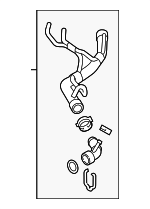 5C0122101J - Cooling System: Upper Hose for Volkswagen Image