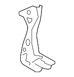 51757125441 - Body: Center Shield Center Bracket for BMW: 328i, 328i xDrive, 328xi, 335d, 335i, 335i xDrive, 335is, 335xi, M3 Image