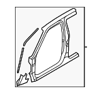 760201W634 - Body: Uniside Assembly for Nissan: Pathfinder Image