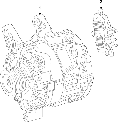 Alternator for 2020 Mercedes-Benz CLA 45 AMG&reg; #0