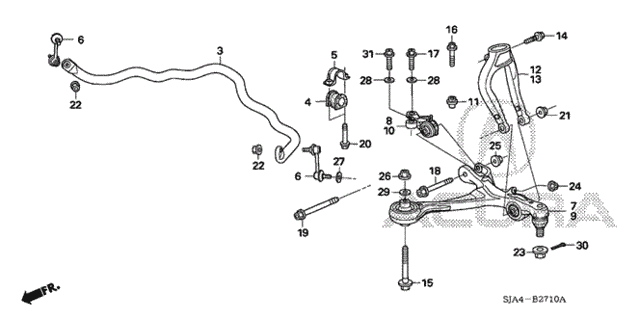Front Lower Arm for 2012 Acura RL #0