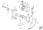 34216768693 - : Caliper Housing Left for BMW Image
