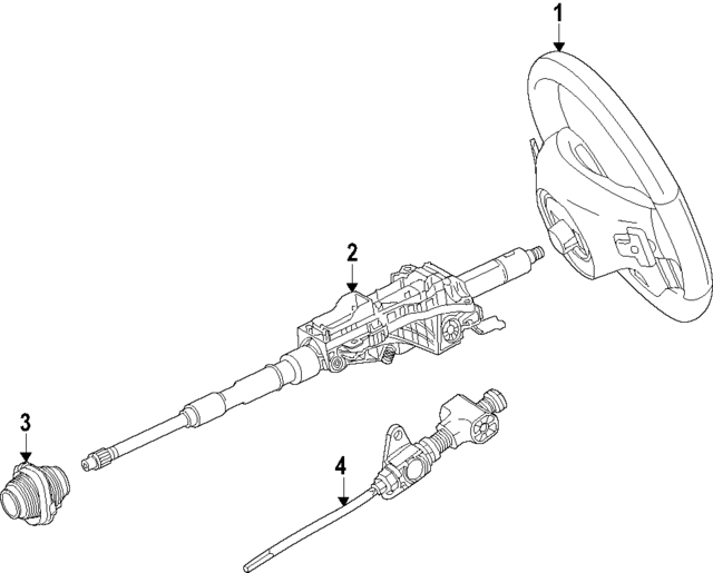 29791055049A84 - Steering: Steering Wheel for Mercedes-Benz Image