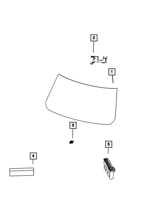 68631324AC - : Windshield for Mopar Image