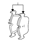 34216790761 - Brakes: Brake Pads for BMW: 128i, 328i, 328i xDrive, M3, X1 Image