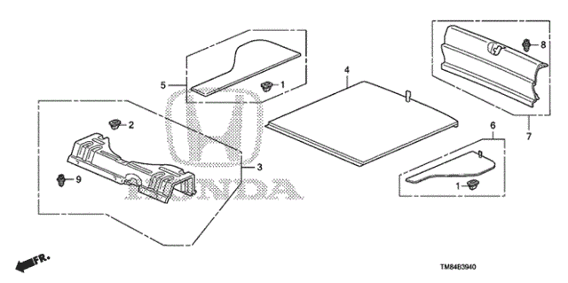 Trunk Lining for 2010 Honda Insight #0