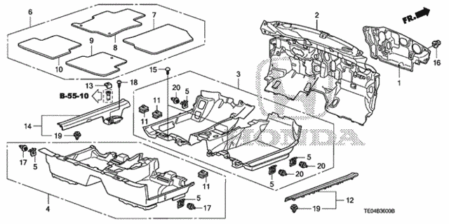 Floor Mat for 2010 Honda Accord #0