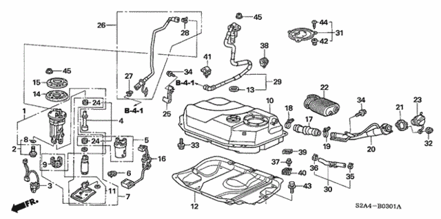 Fuel Tank ('06-) for 2007 Honda S2000 #0