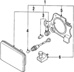 8970386440 - : Headlamp Assembly for Isuzu Image