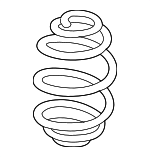 31336787136 - Suspension: Coil Spring for BMW Image