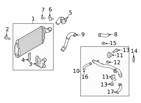 Intercooler for 2018 Lincoln MKT #0