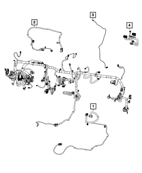 Wiring, Instrument Panel for 2024 Ram 2500 #1