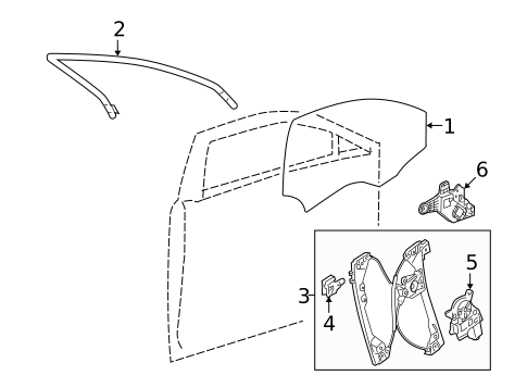 Front Door for 2012 Cadillac CTS #2