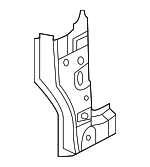 5NN809203A - Body: Hinge Pillar Reinforced for Volkswagen: Tiguan Image