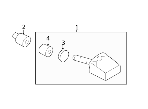 Tire Pressure Monitor Components for 2016 Nissan Murano #0