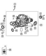 68084272AA - Rear Axle; 230 MM; Differential and Drive Line: O Ring for Dodge: Durango | Jeep: Grand Cherokee, Grand Cherokee L, Grand Wagoneer, Wagoneer Image