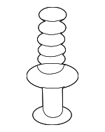 2019900292 - Body: Rocker Molding Rivet for Mercedes-Benz Image