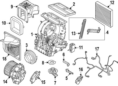 Evaporator Components for 2025 Mini Countryman #0