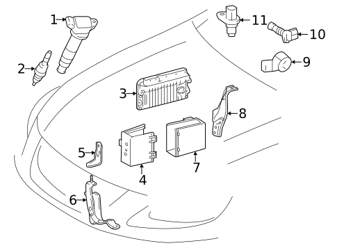 Powertrain Control for 2013 Lexus GS450h #0