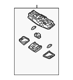 8401A160YA - : Overhead Lamp for Mitsubishi: Outlander, Outlander PHEV Image