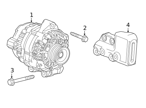 Alternator for 2015 Chevrolet Spark #0