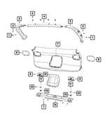 1UD10LC5AF - Interior Trim: Liftgate Panel for Mopar Image image