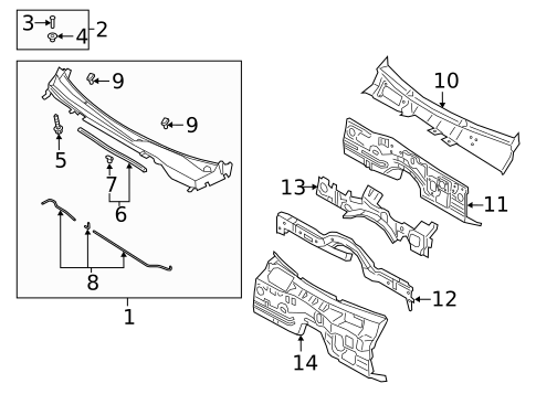 Cowl for 2019 Genesis G70 #0