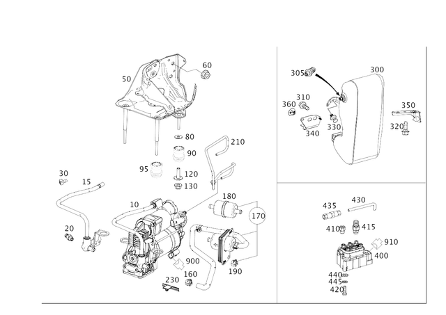 993280065 - Springs, Suspension and Hydraulics: Connection Fitting for Mercedes-Benz: Maybach S550, Maybach S560, Maybach S600, Maybach S650, S450, S550, S550e, S560, S600, S63 AMG, S65 AMG Image image