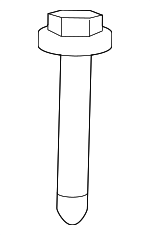 6501948 - Steering: Gear Assembly Mount Bolt for Chrysler: LeBaron, Town &amp; Country | Dodge: Grand Caravan Image