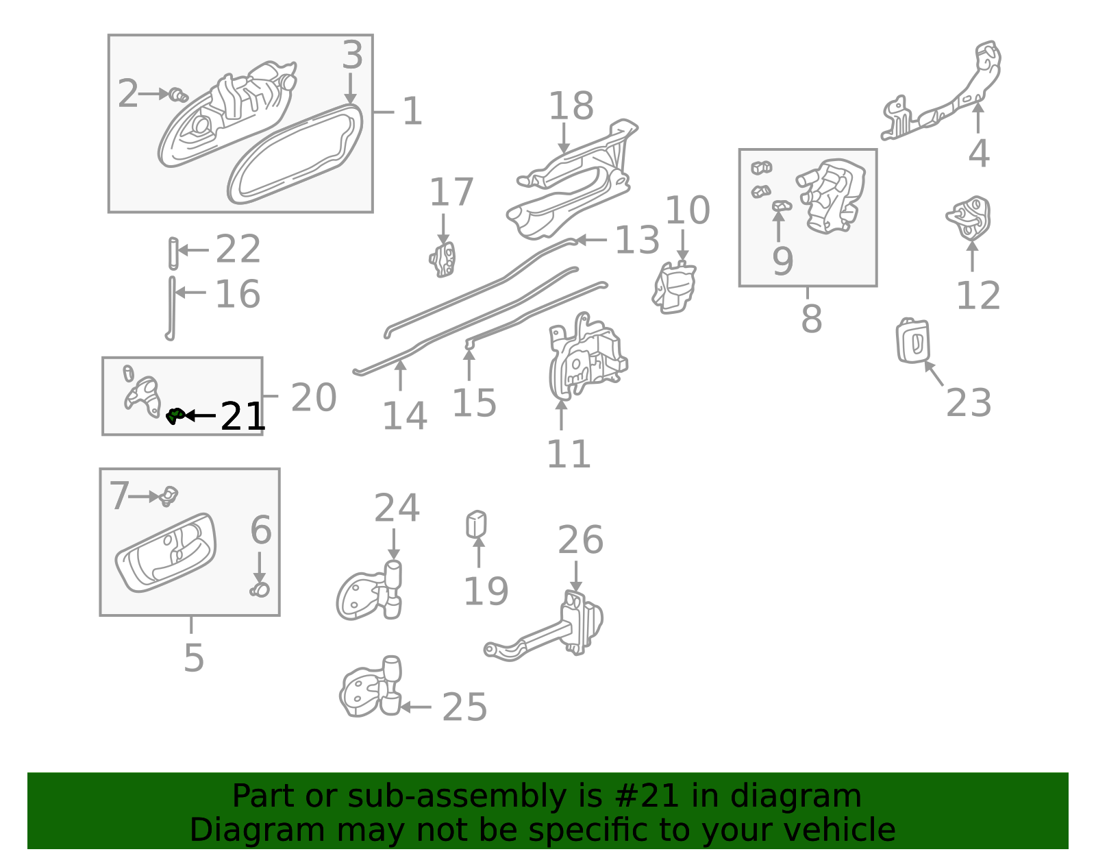 72616-SM4-003 - 1994-2008 Honda - Snap (Natural) | Genuine Honda Parts