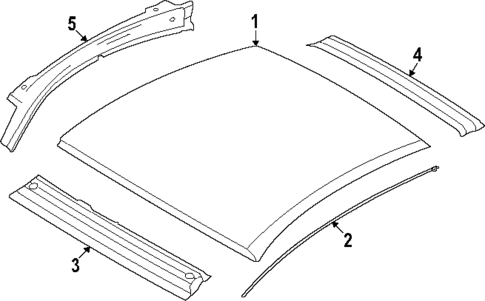 Roof & Components for 2023 Porsche 911 #0