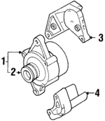 8971303651 - Electrical: Mount Bracket for Honda: Passport Image