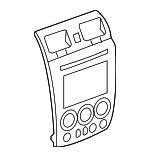 15816434 - Body: Instrument Panel Bezel for Chevrolet: Colorado | GMC: Canyon | Hummer: H3, H3T Image