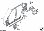 41217335790 - Bodywork: Cover Panel, Wheel House, Right for BMW Image