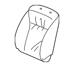 81521T7WA11ZD - : 2016-2018 Honda HR-V - Cover L Front Seat-Back Trim *NH1030L* (Left Neutral Black) for Honda: HR-V Image