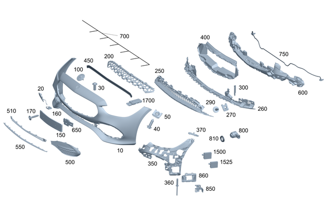 2068850702 - : Cover for Mercedes-Benz Image