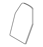 52107326605 - Body: Seat Back Pad Support for BMW: 530e, 530e xDrive, 530i, 530i xDrive, 540d xDrive, 540i, 540i xDrive, 640i xDrive Gran Turismo, 740e xDrive, 740i, 740i xDrive, 750i, 750i xDrive, M5, M550i xDrive, M760i xDrive Image